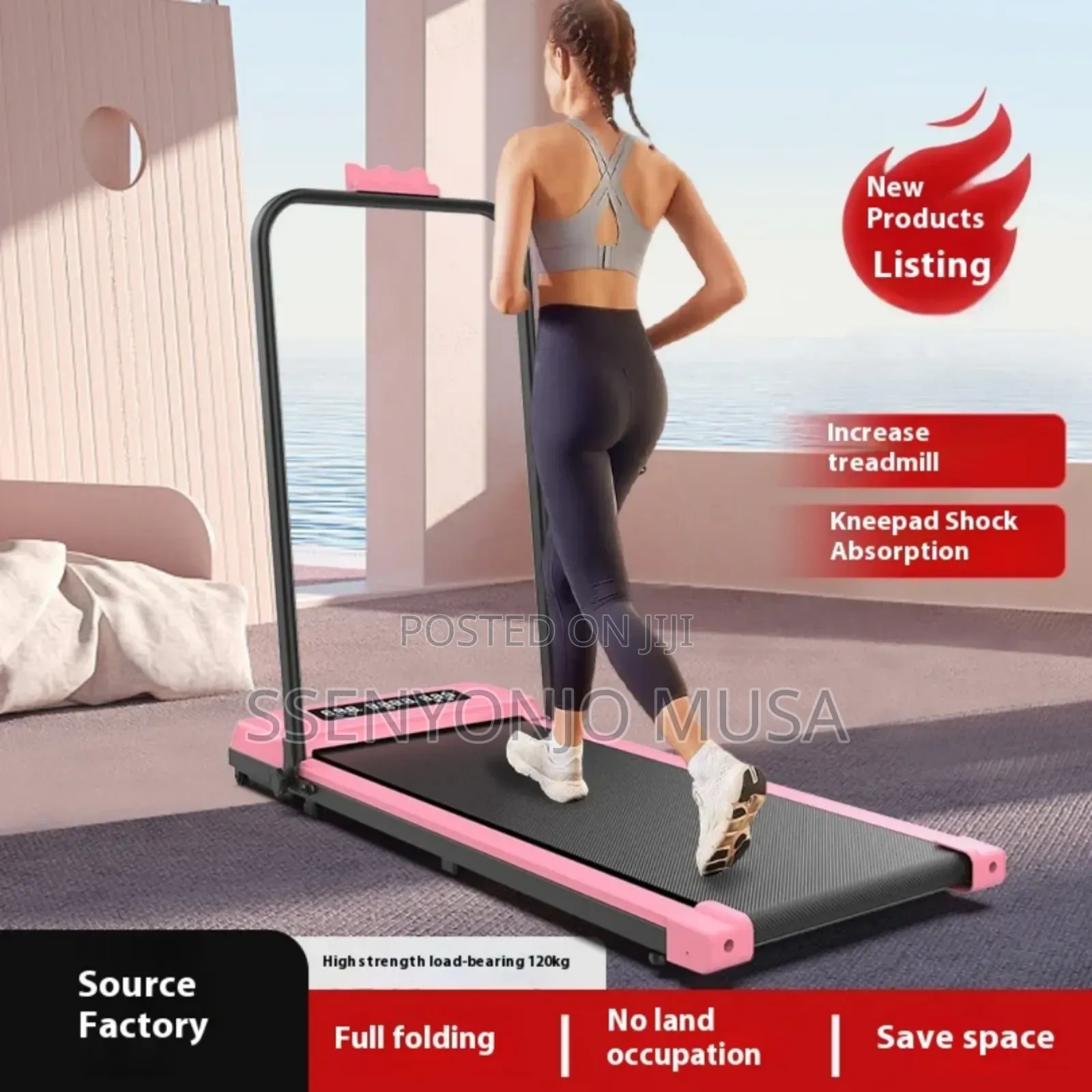 2-In1 Folding Treadmill-3.0 Hp Under Desk Electric Treadmill