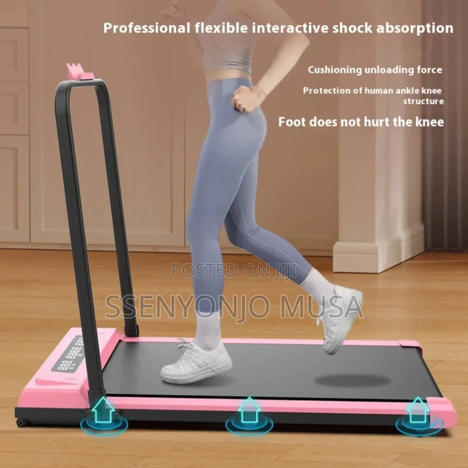 2-In1 Folding Treadmill-3.0 Hp Under Desk Electric Treadmill