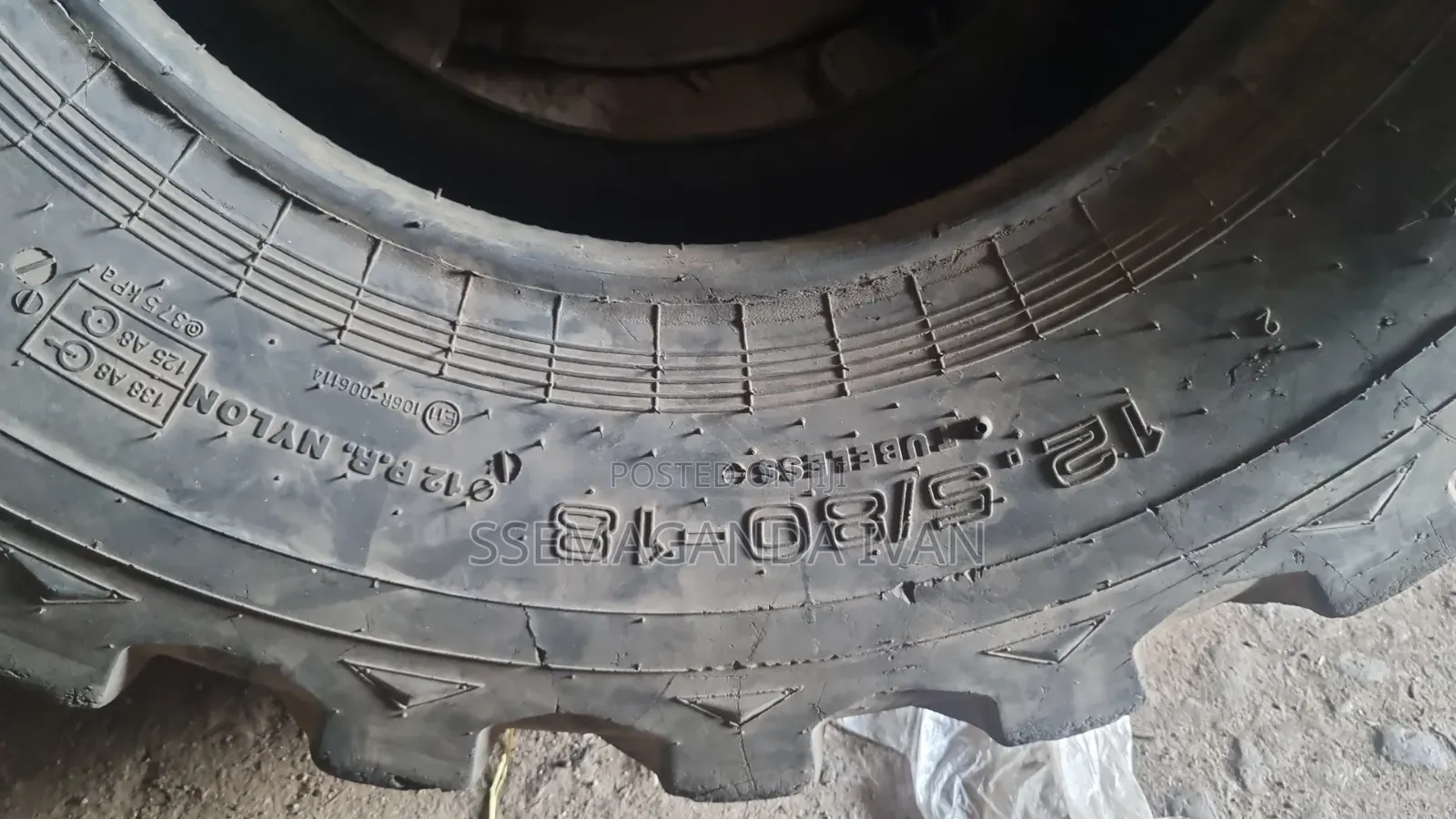 12.5/80r18 12 Ply Rating Used Tyres