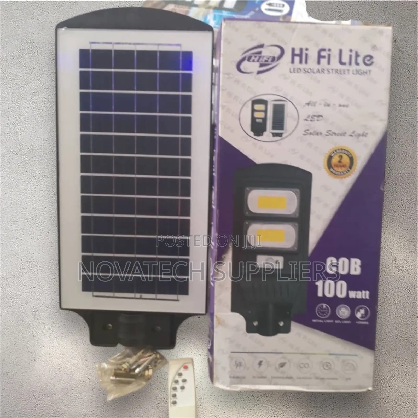 100W Hi Fi Lite Automatic Solar Lights Sage