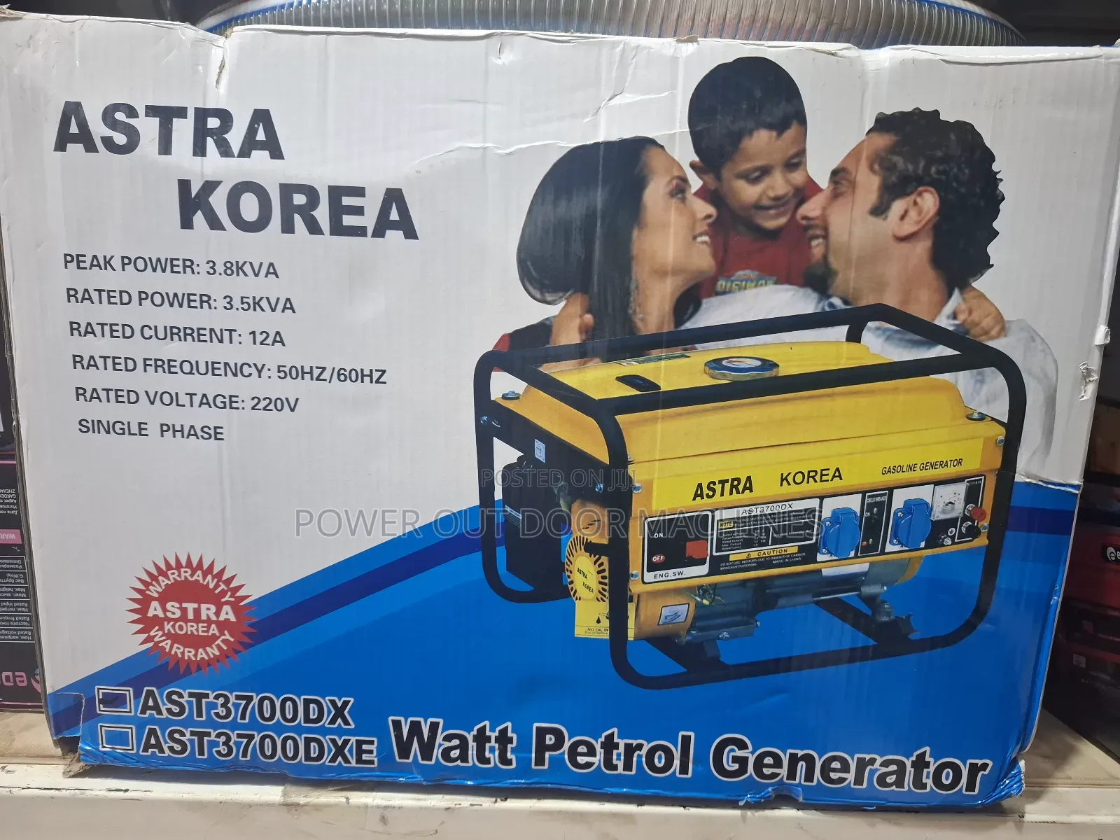 3kva Astra Korea Petrol Generator