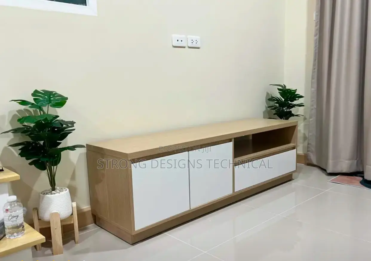 2 Door 5ft TV Stand / Tv Cabinet With a Drawer