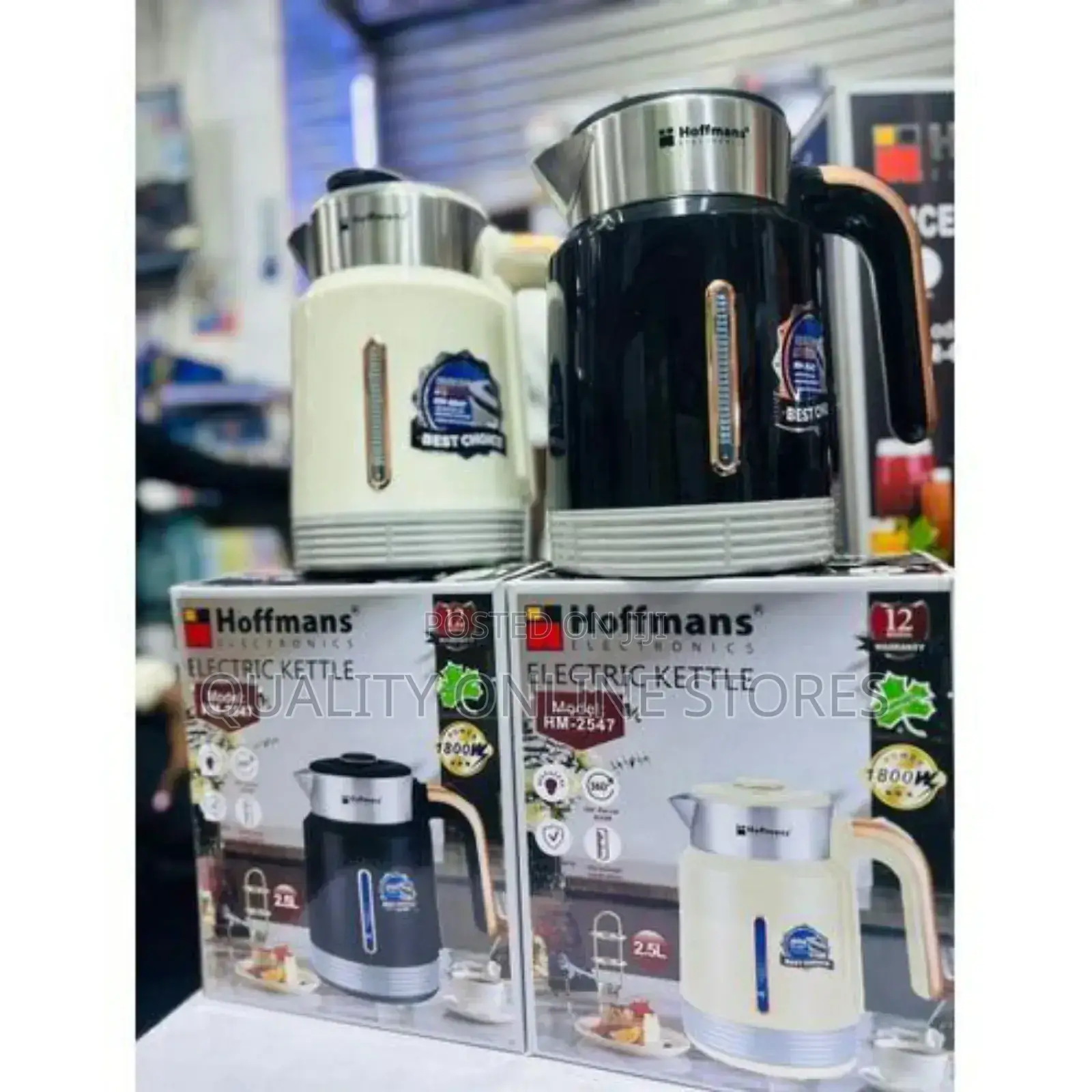 Hoffmans Kettle Boils Milk