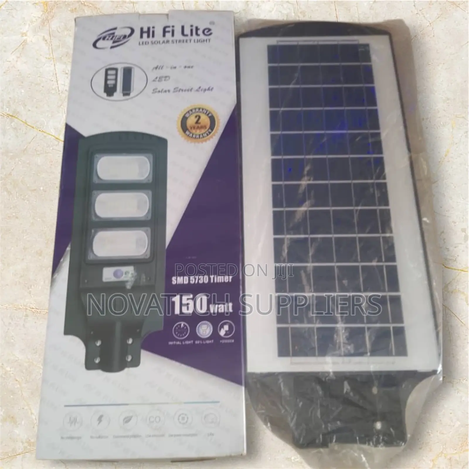 150W Hi Fi Lite Solar Street Lights/ Automatic Lights Yoda