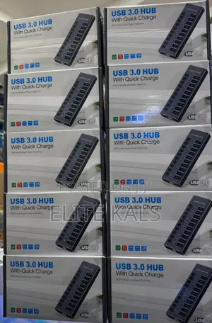 10 Port Usb Hub Heavy Duty