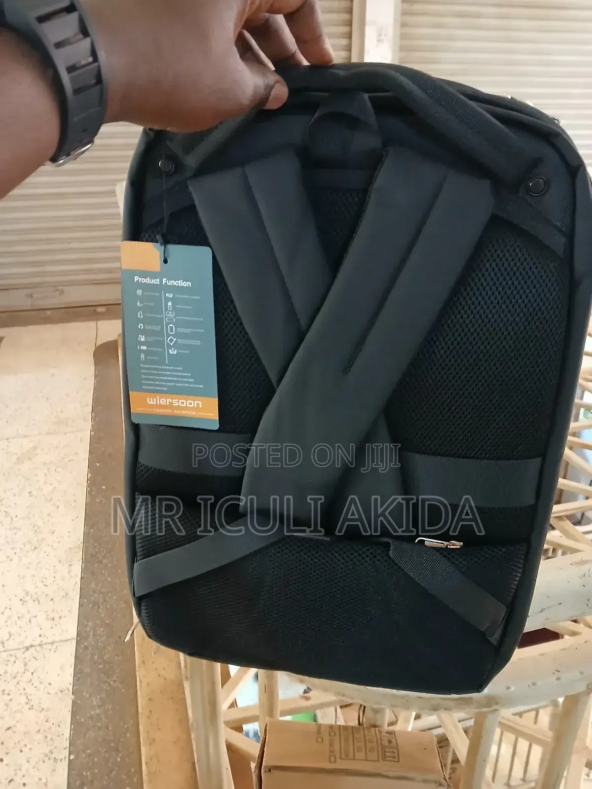 Original Wiersoon Waterproof Laptop Safety Backpack Bag