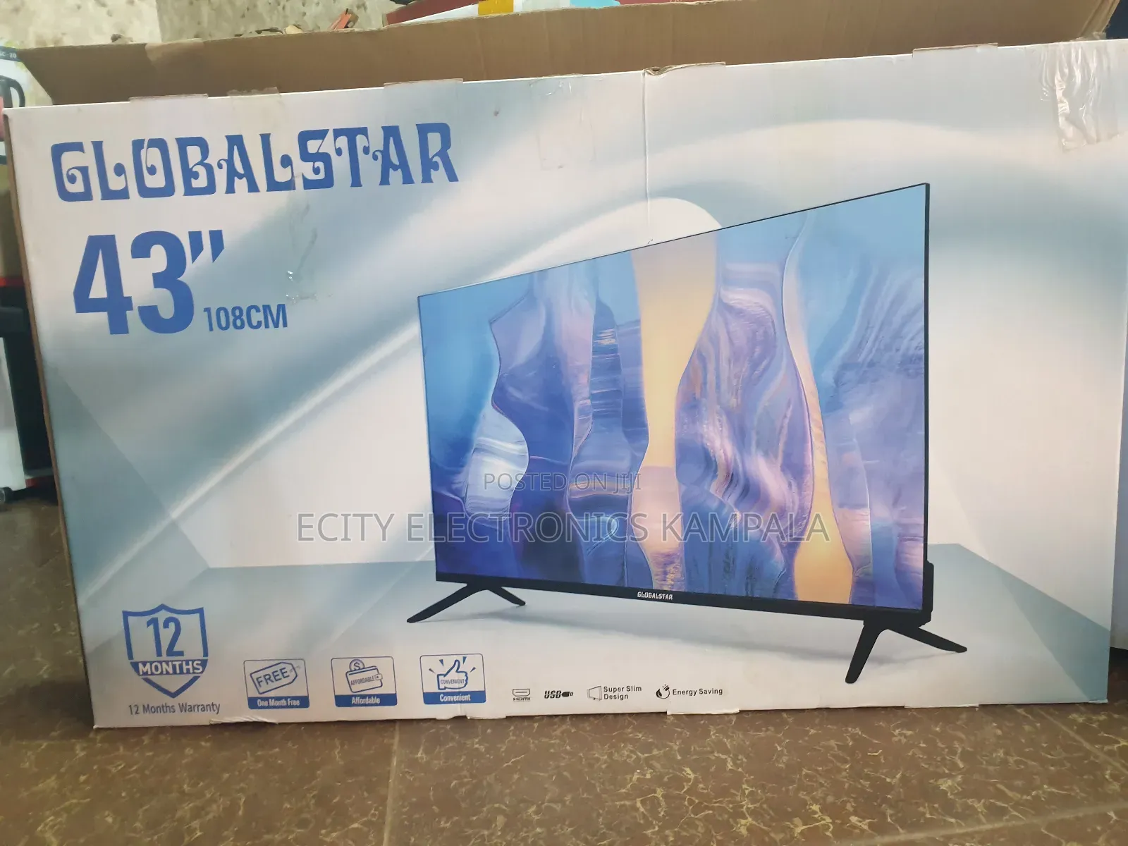 Globalstar 43"Inch Digital With Free Ro Air Deconder