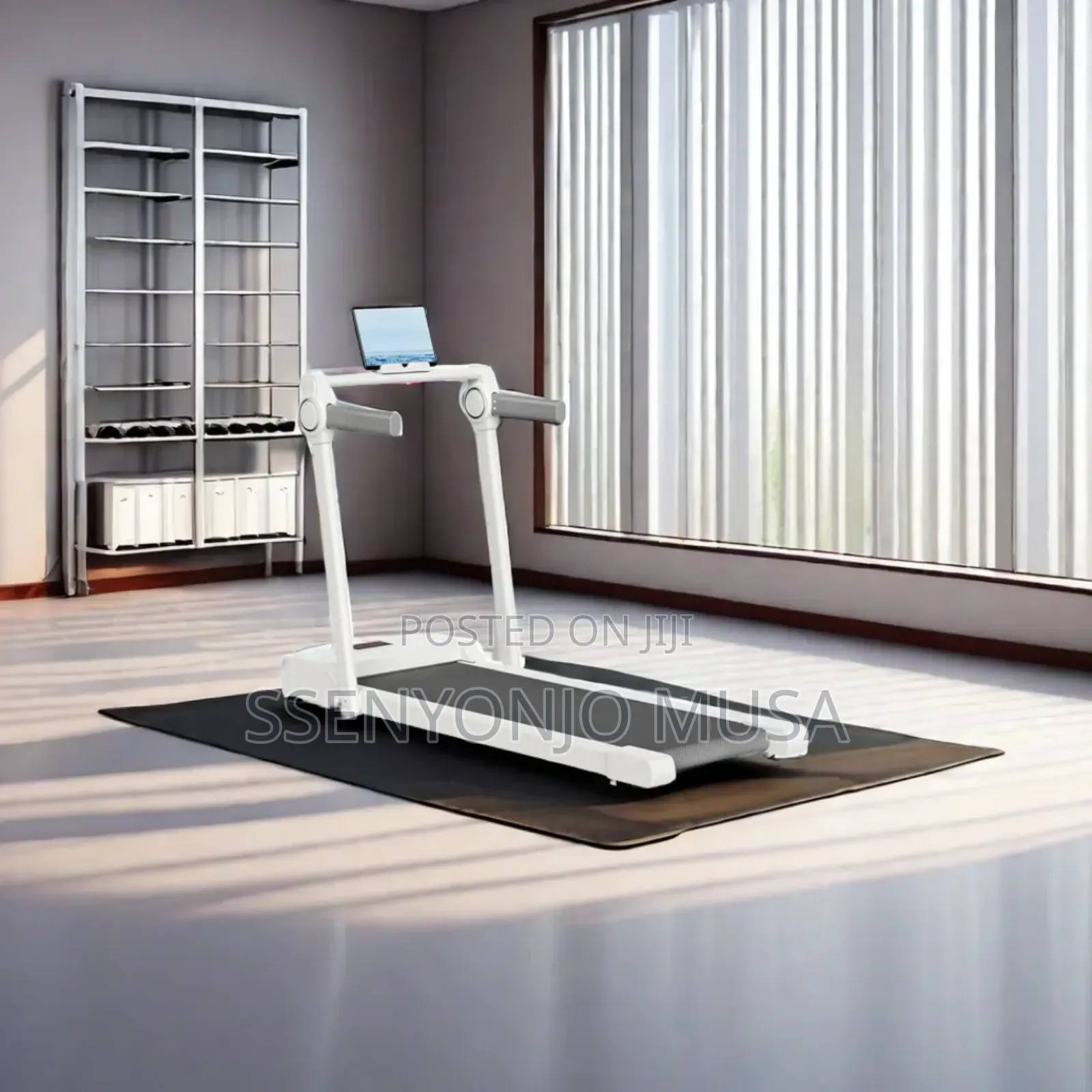 Compact Household Treadmill - 1-6km/H Adjustable Speed,Led-D