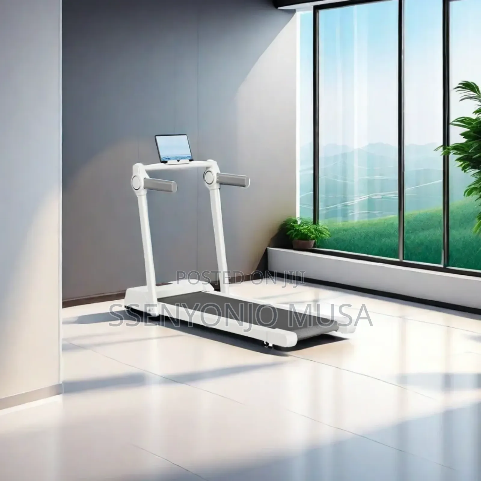 Compact Household Treadmill - 1-6km/H Adjustable Speed,Led-D