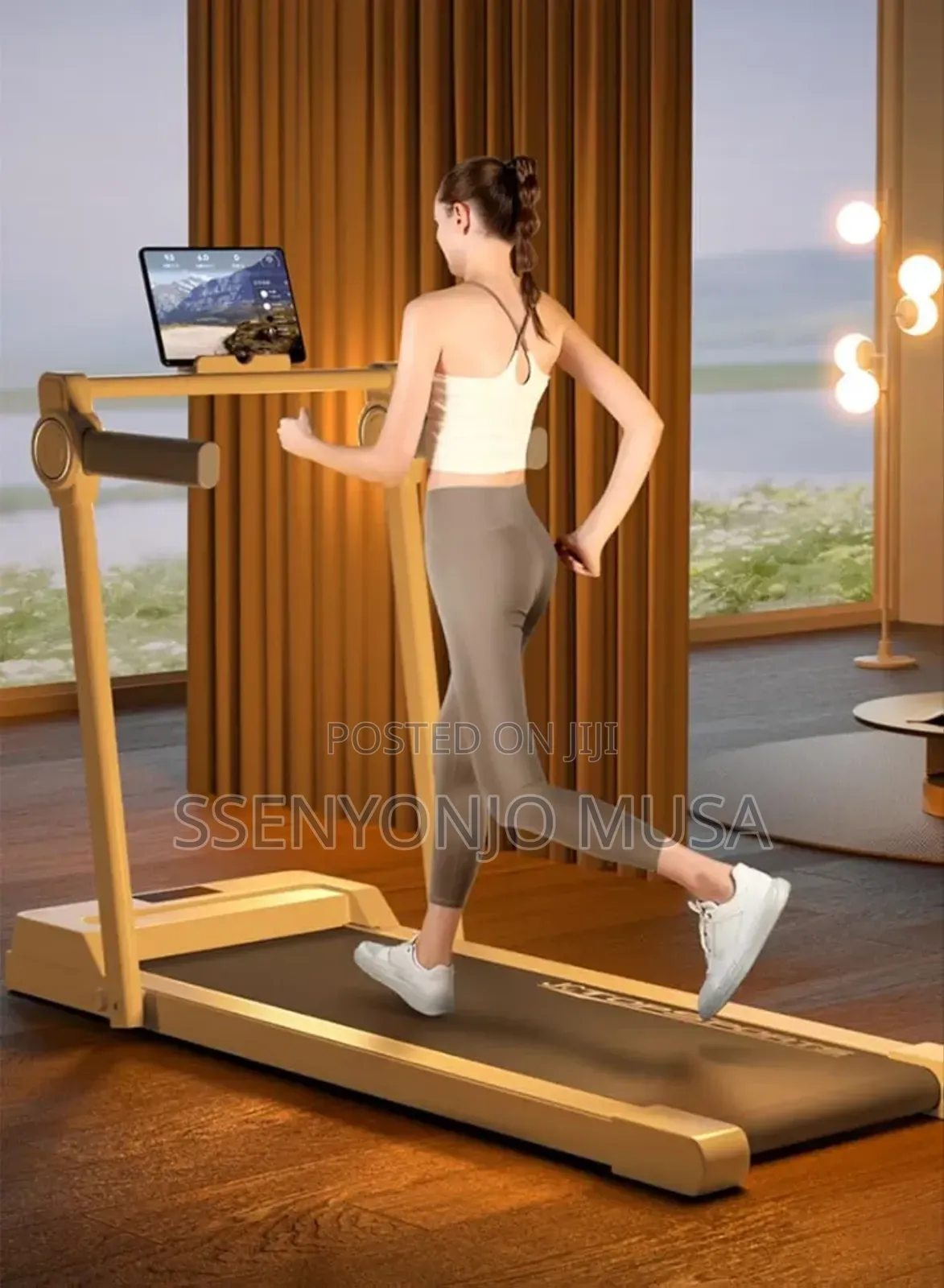 Portable Folding Electric Treadmill 3.0hp Compact Walking Running.