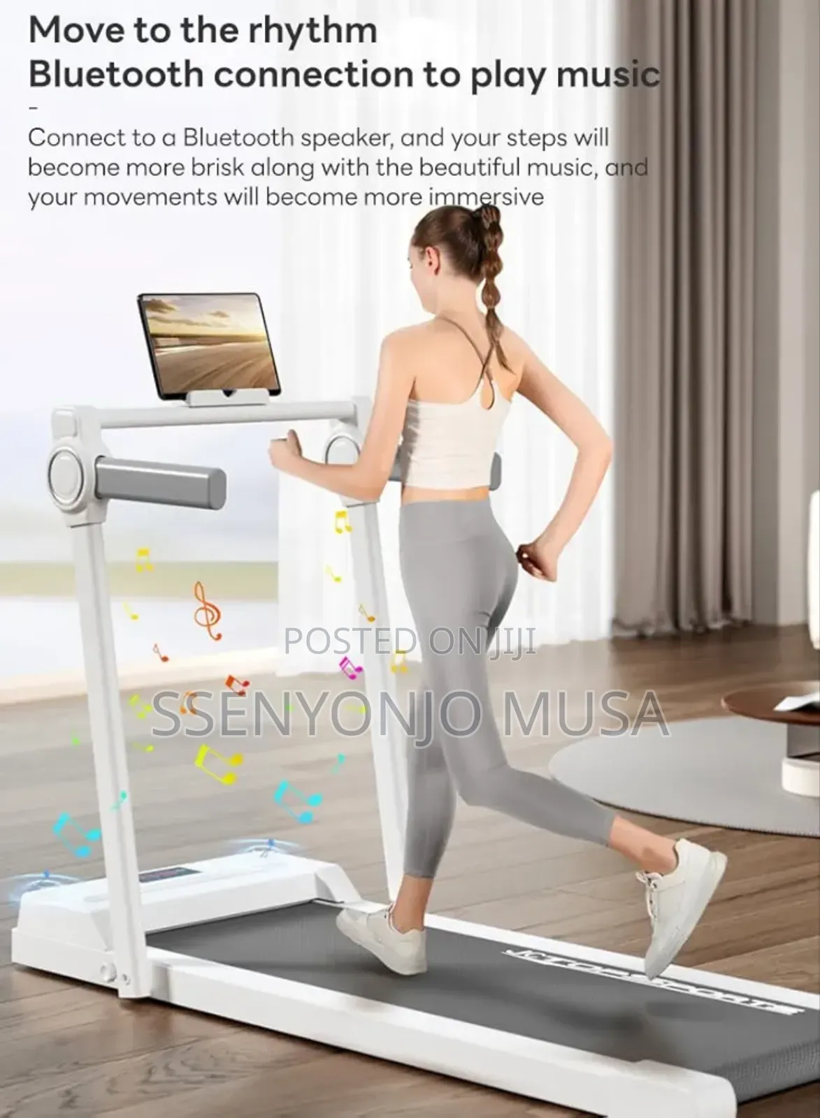 Portable Folding Electric Treadmill 3.0hp Compact Walking Running.