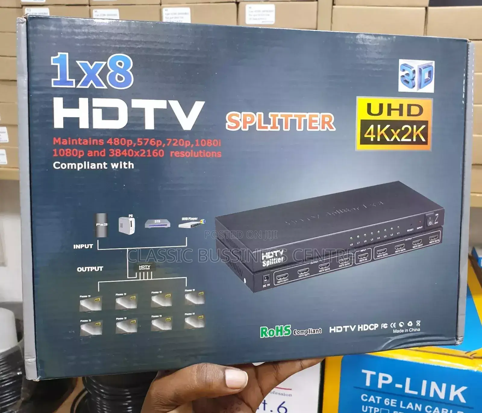 1X8 Splitter/Splitter 8 Way