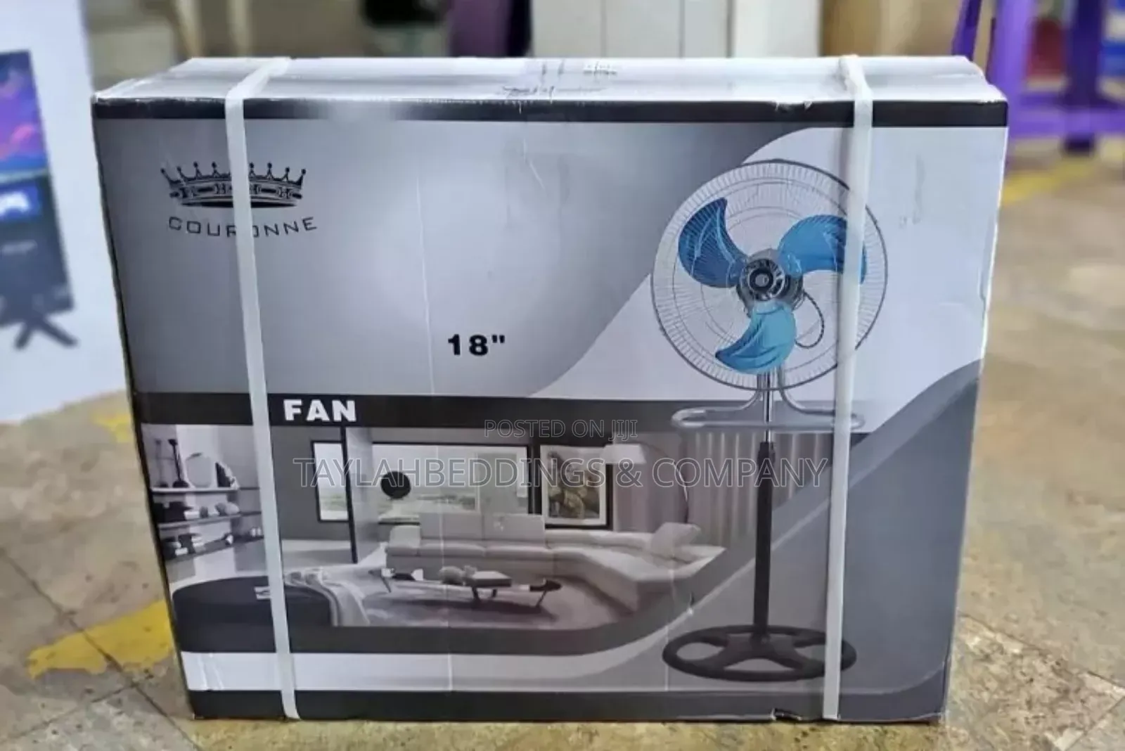 COURONNE Heavy Duty 18inch Commercial Floor Standing Fan