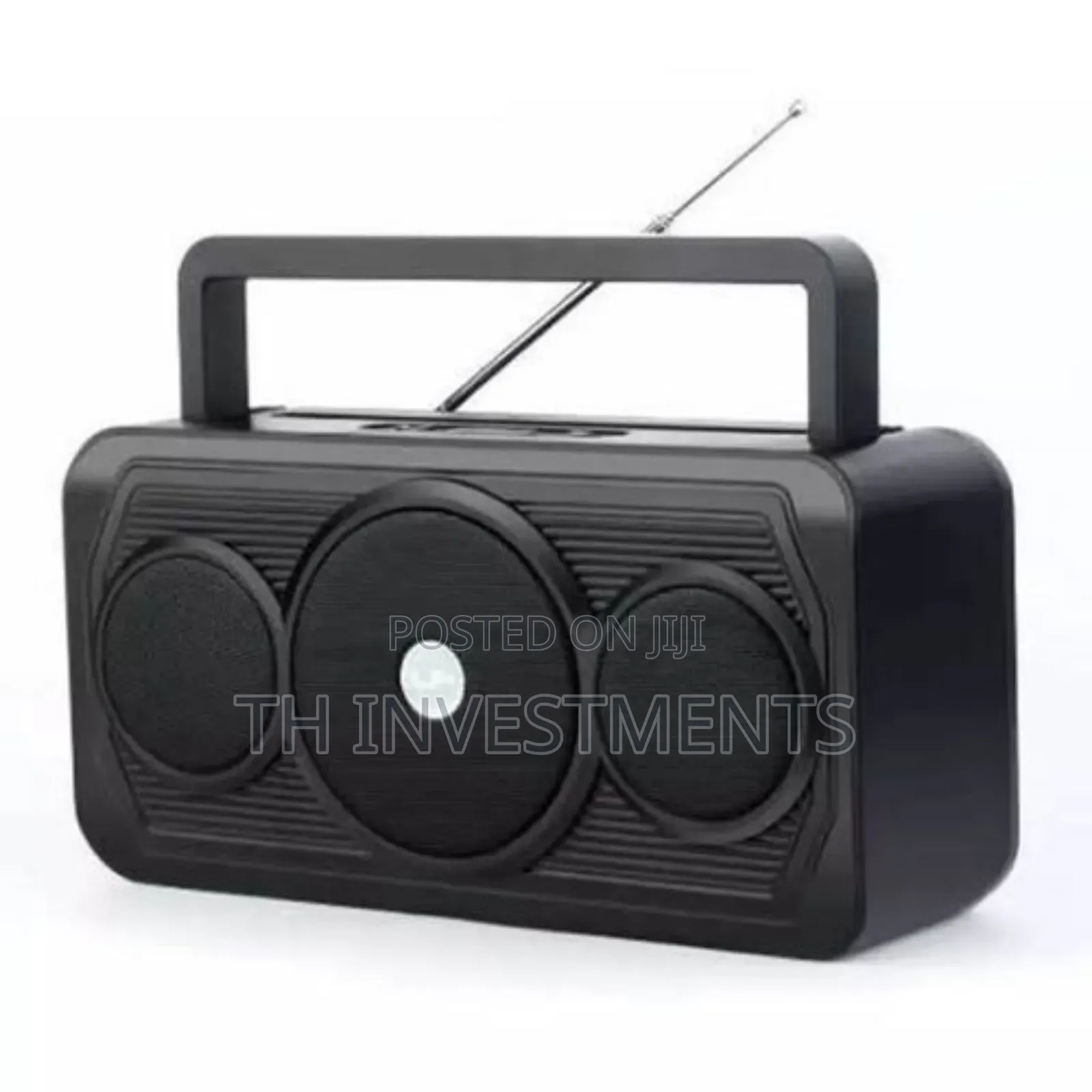 Party Bass Bluetooth Speaker With in-Built Fm Radio - Black