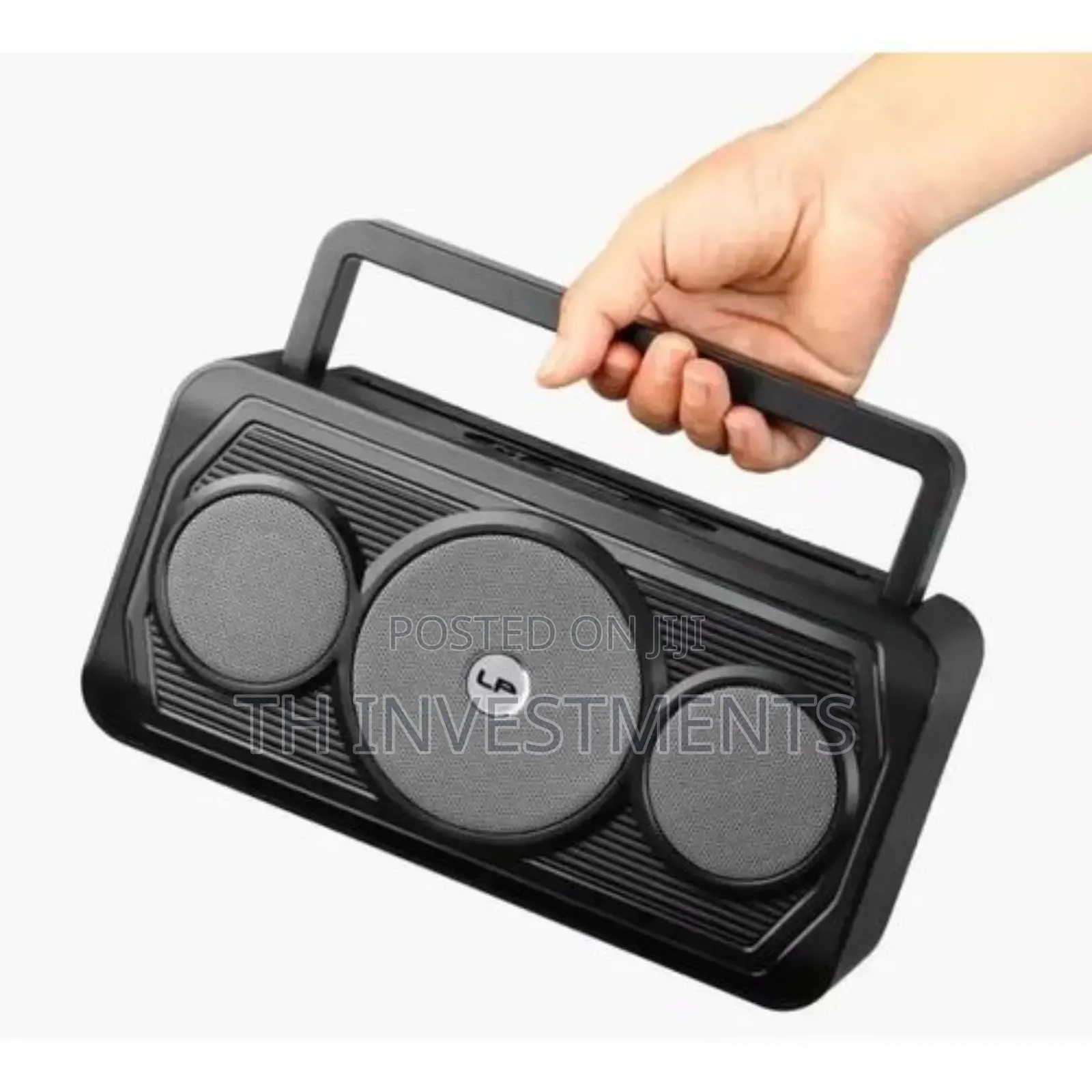Party Bass Bluetooth Speaker With in-Built Fm Radio - Black