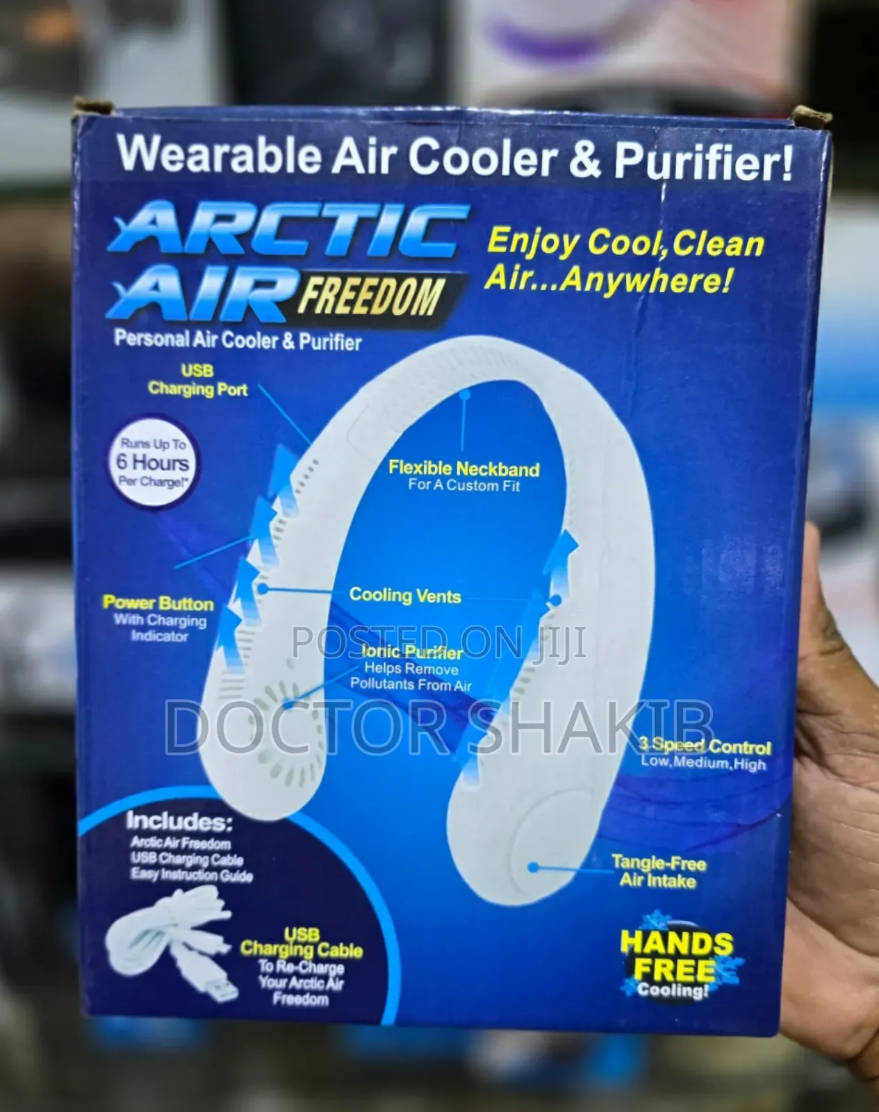 New Wearable Air Cooler and Purifier