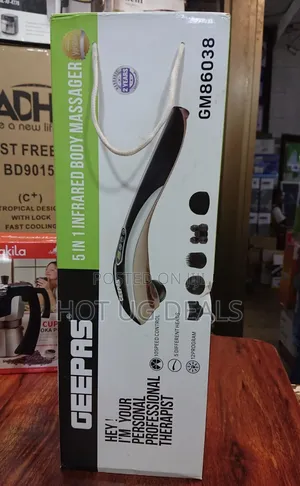 Geepas 4 in 1 Digital Massager - 1800mah