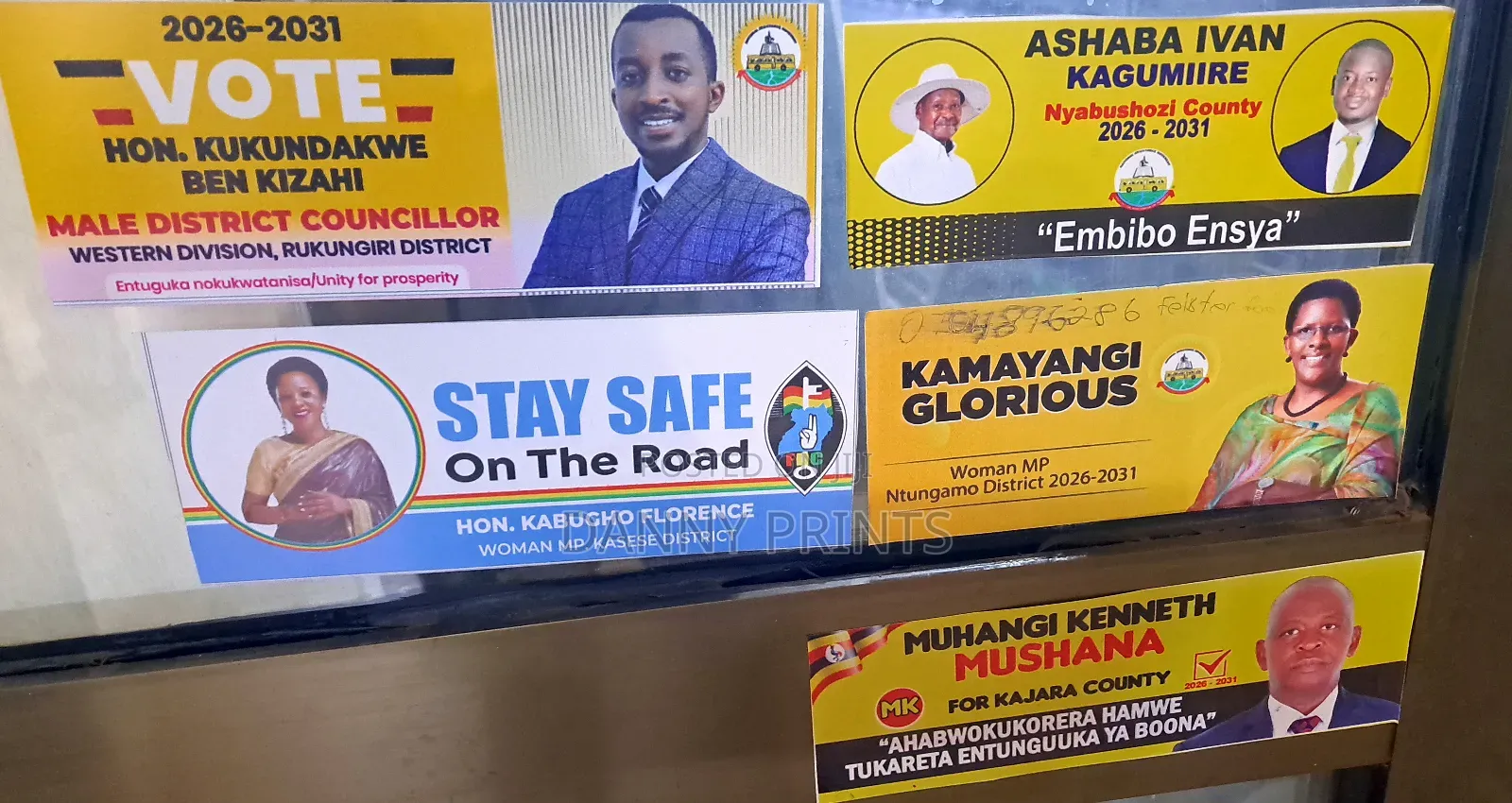 Campaign Posters/ Stickers/ Reflective Jackets /Banners