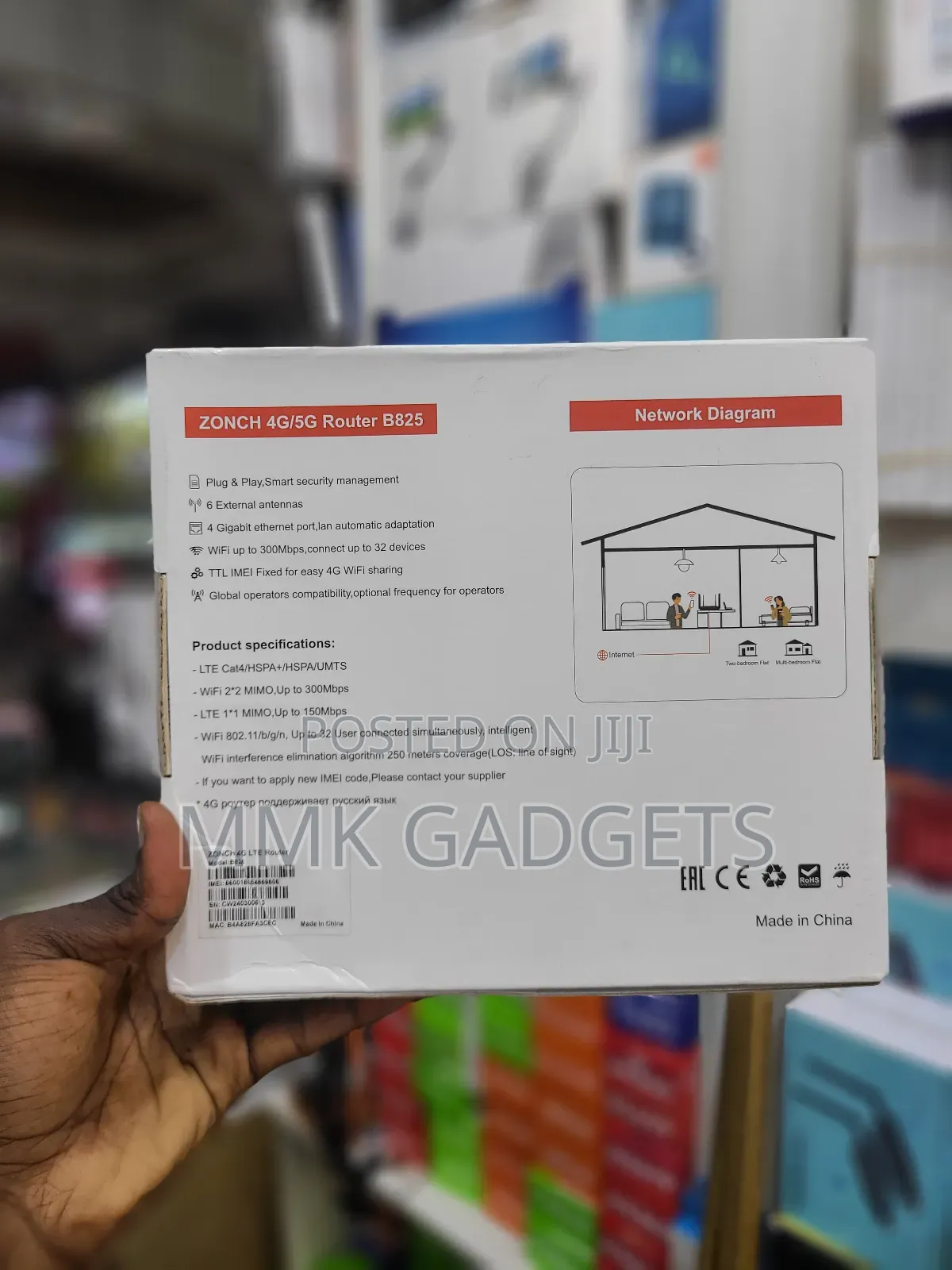 Zonch 4g/5g Wifi Router B825
