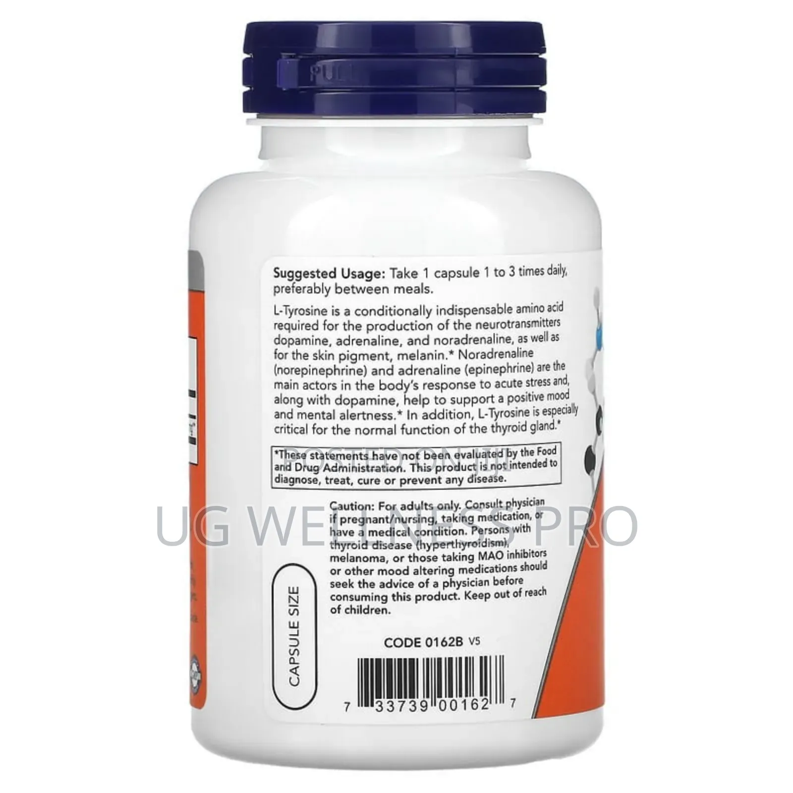 Now Foods, L-Tyrosine, 500 Mg, 120 Capsules