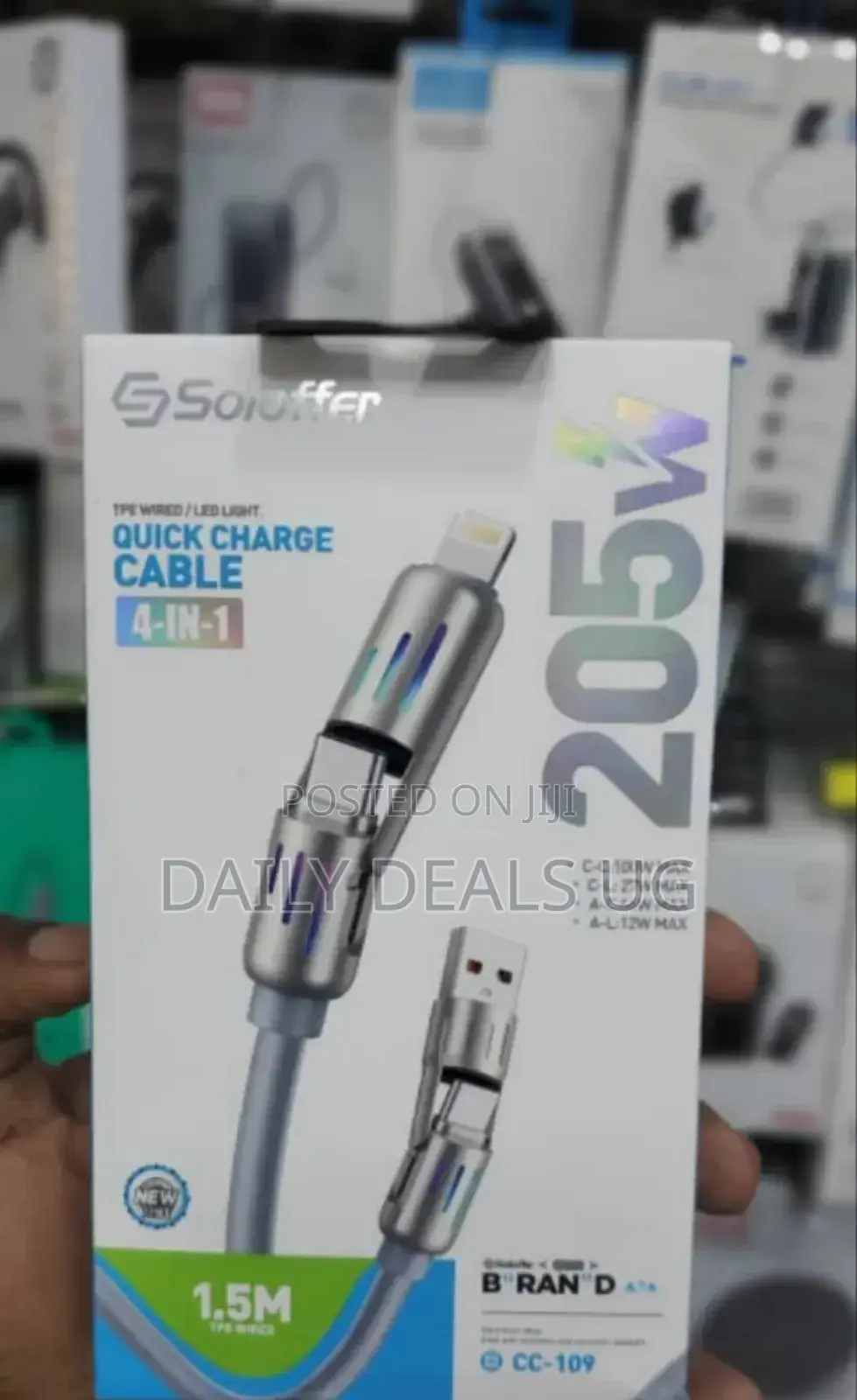 Foldable 4 in 1 Cable
