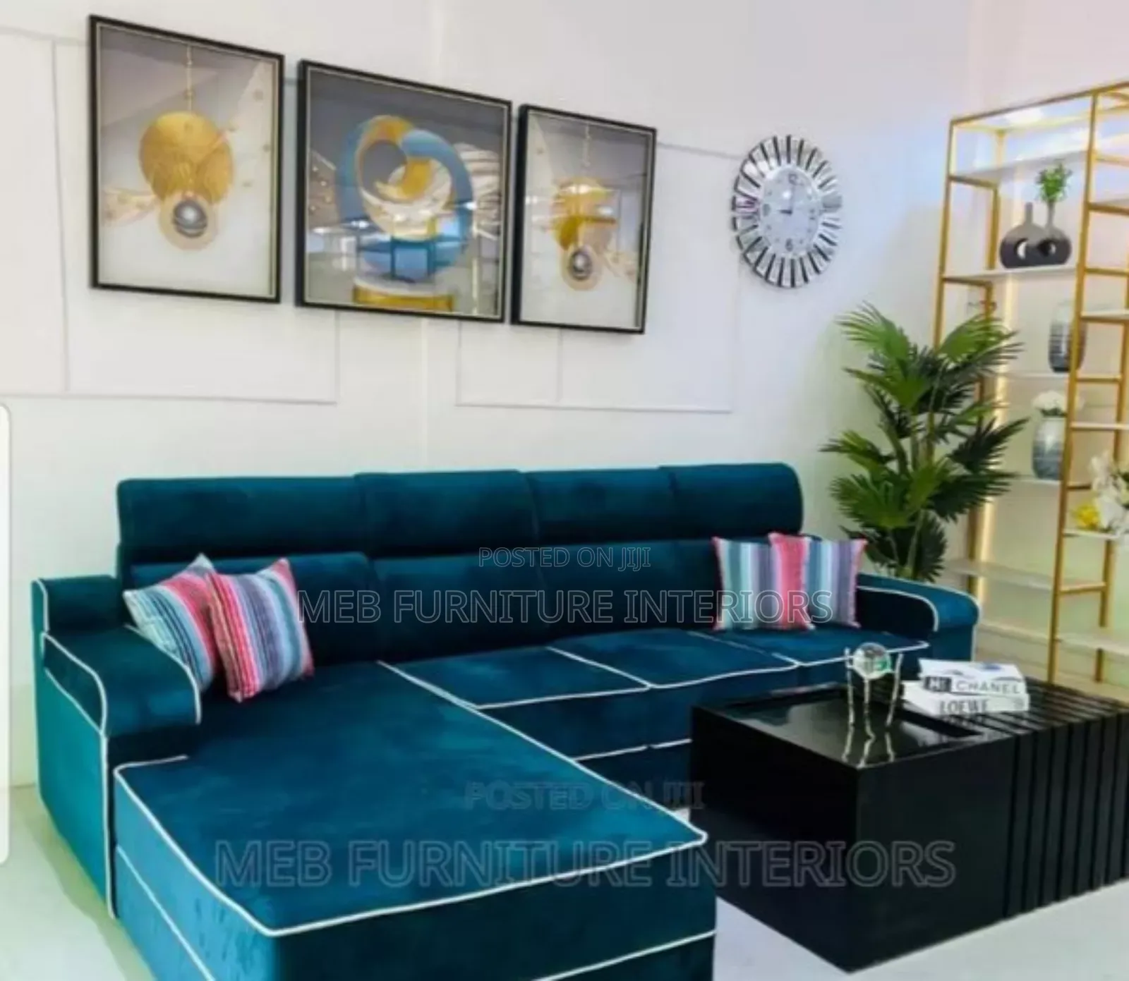 L Sofa With Unique Design Available With Us