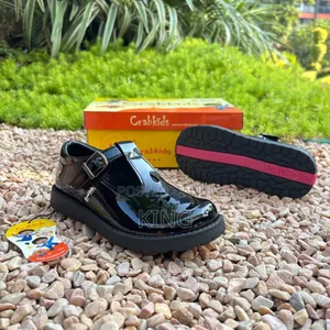 Photo - Proper Crabkids Girls School Shoes. Black