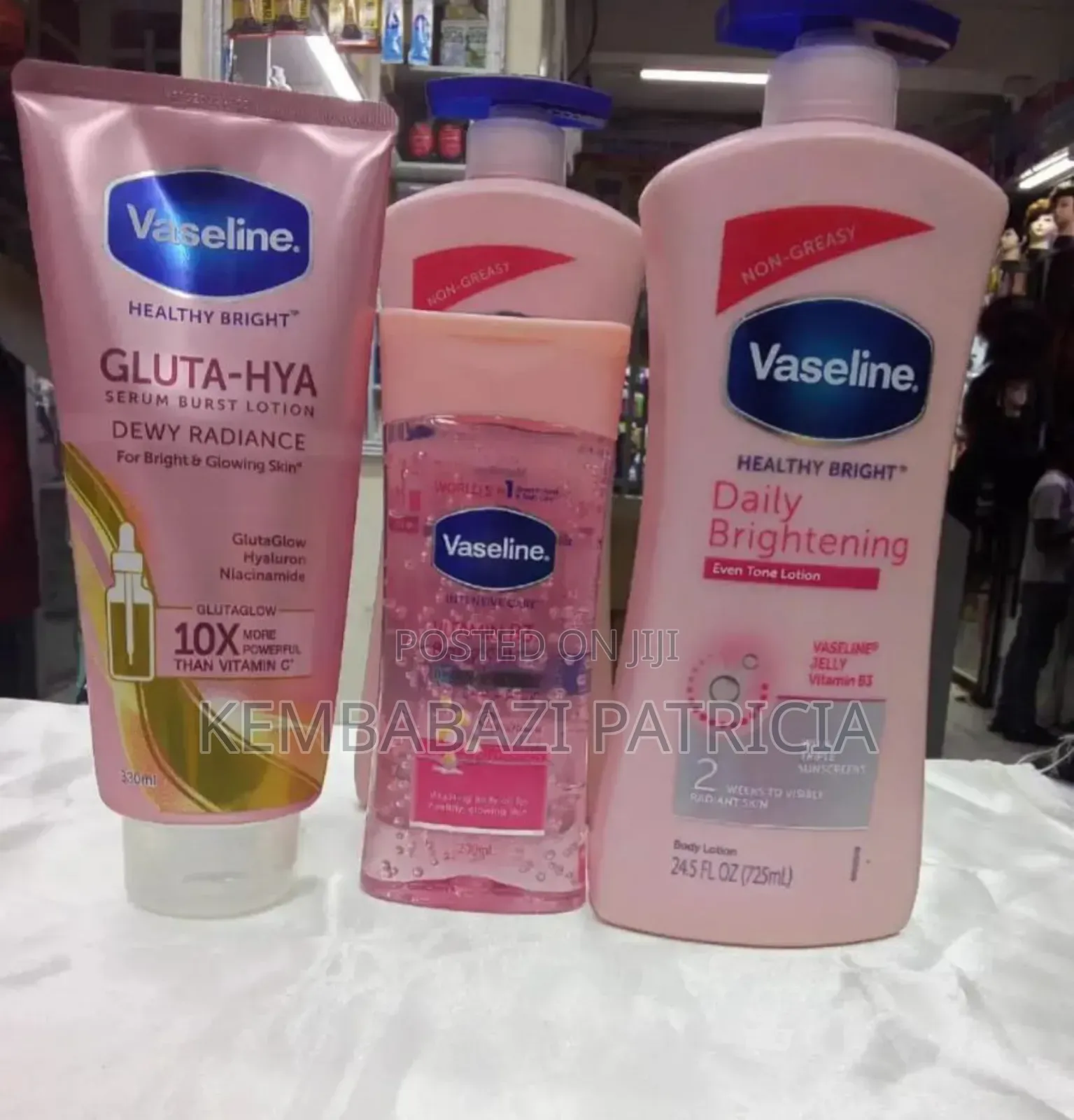 Vaseline Brightening and Glowing Combo