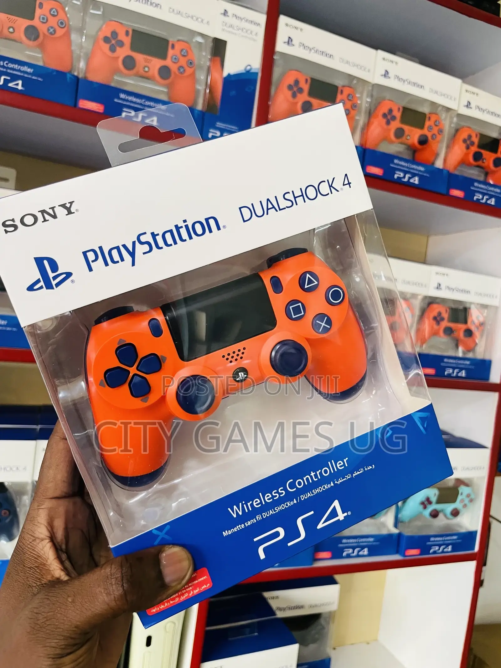 Playstation 4 Controller-Orange Color