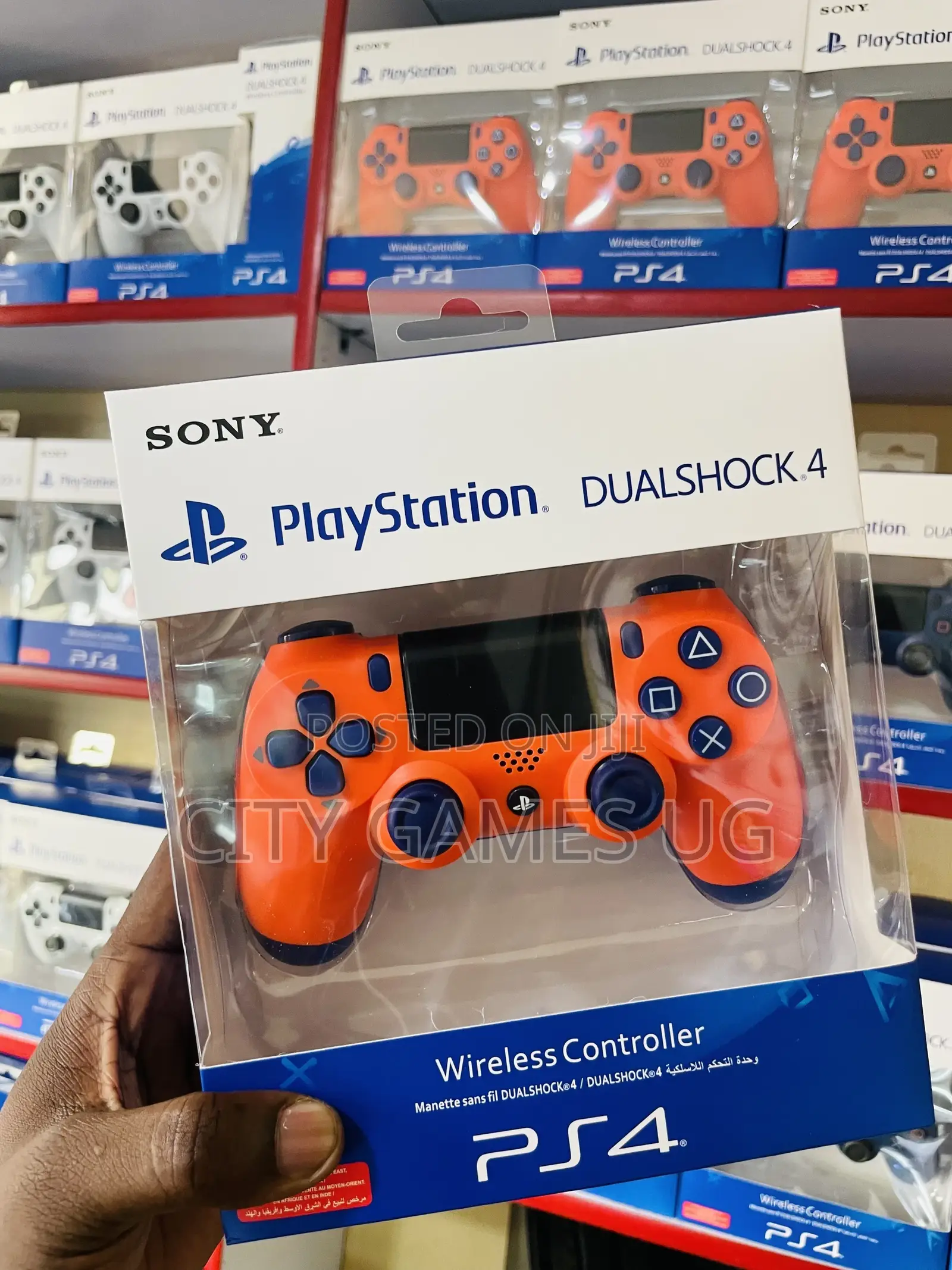 Playstation 4 Controller-Orange Color