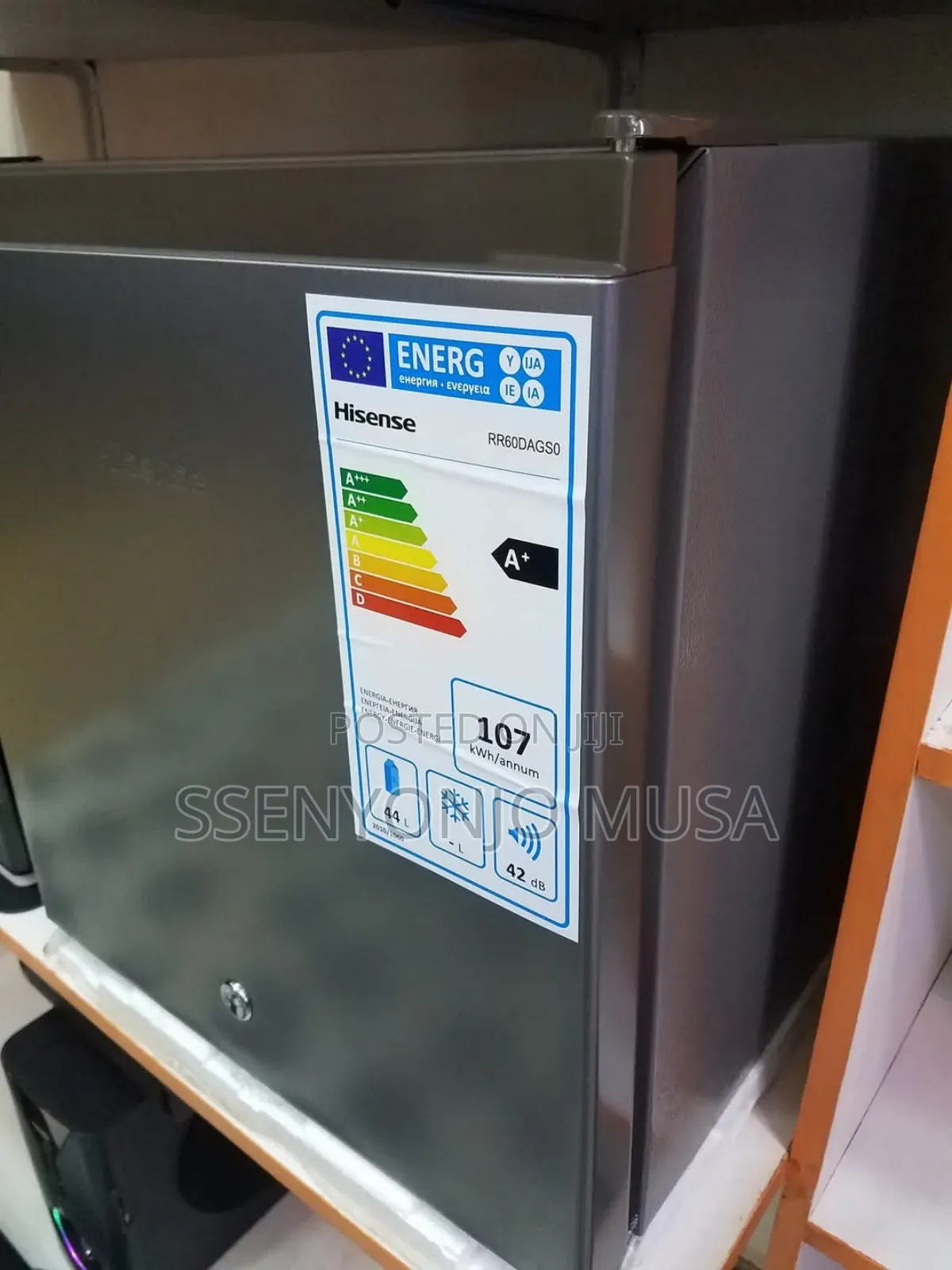 Hisense 60l Compact Fridge - Grey, 3-year Warranty