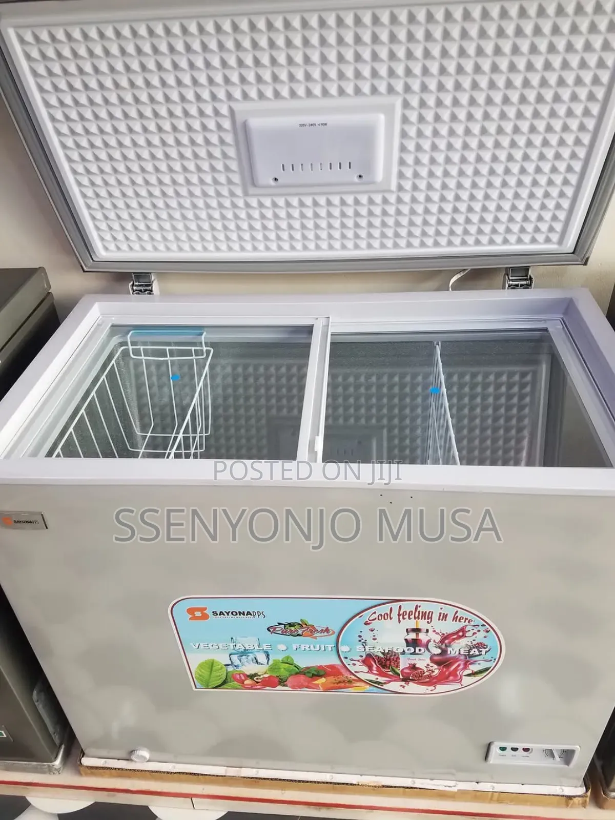 Sayona 250l Deep Freezer - Chest Freezer With Fast Freezing