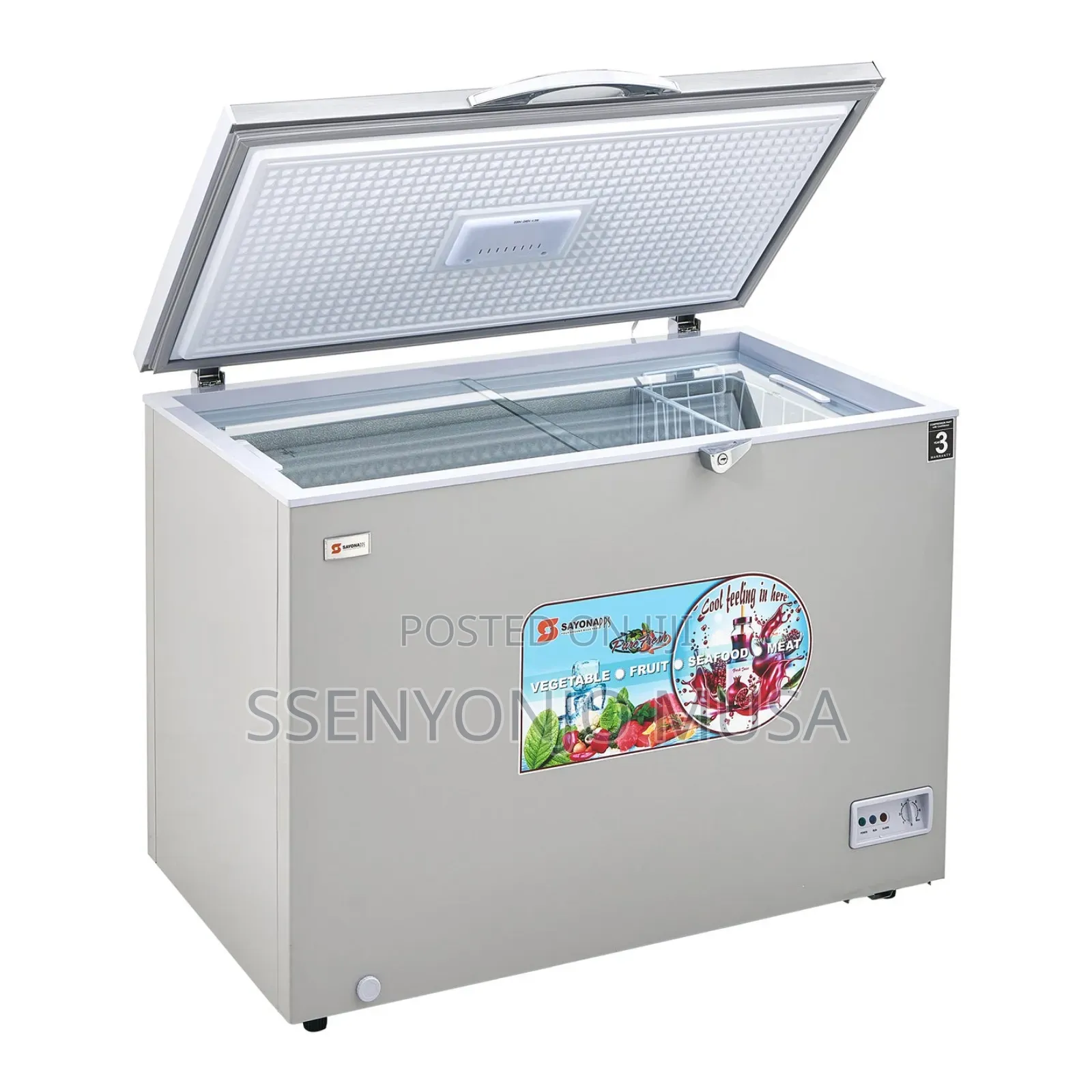 Sayona 250l Deep Freezer - Chest Freezer With Fast Freezing