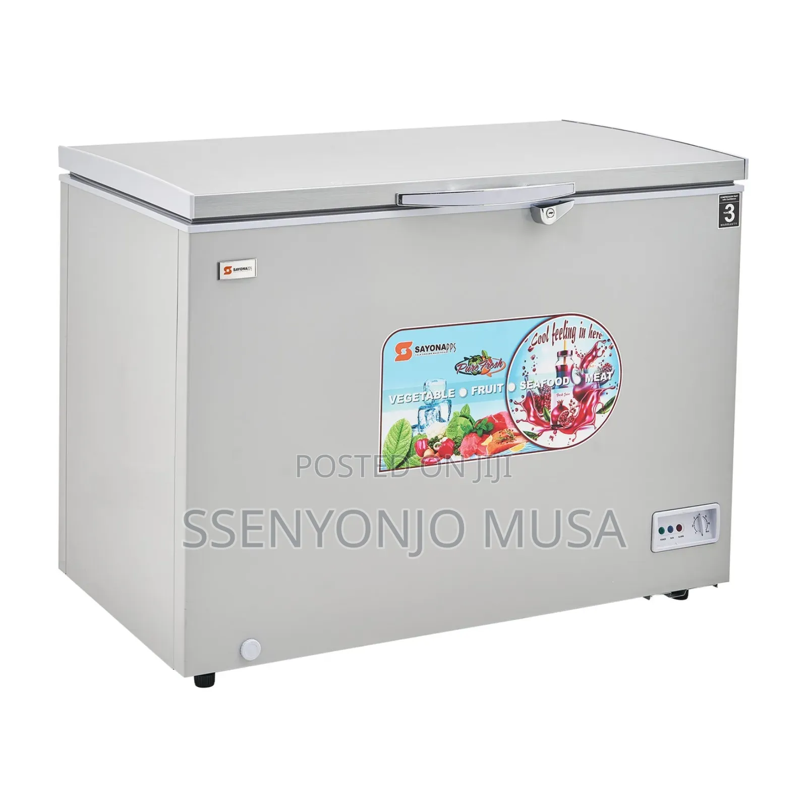 Sayona 250l Deep Freezer - Chest Freezer With Fast Freezing