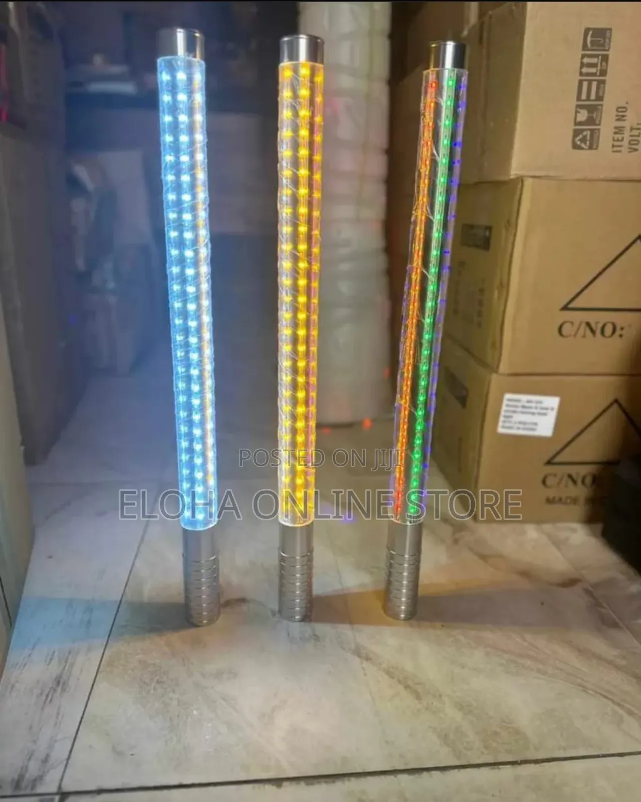 Long Champagne LED Multicolored