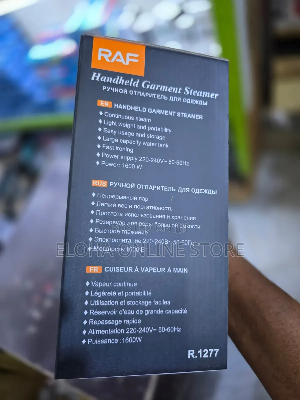RAF Handheld Garment Steamer
