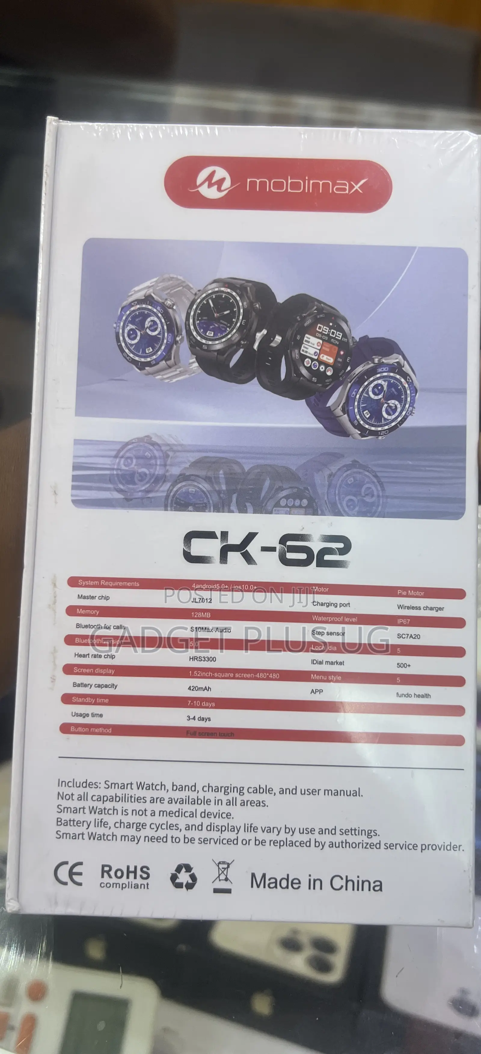Mobimax Ck 62 Smart Watch