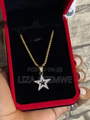 Star Designer Icy Pendant Necklace