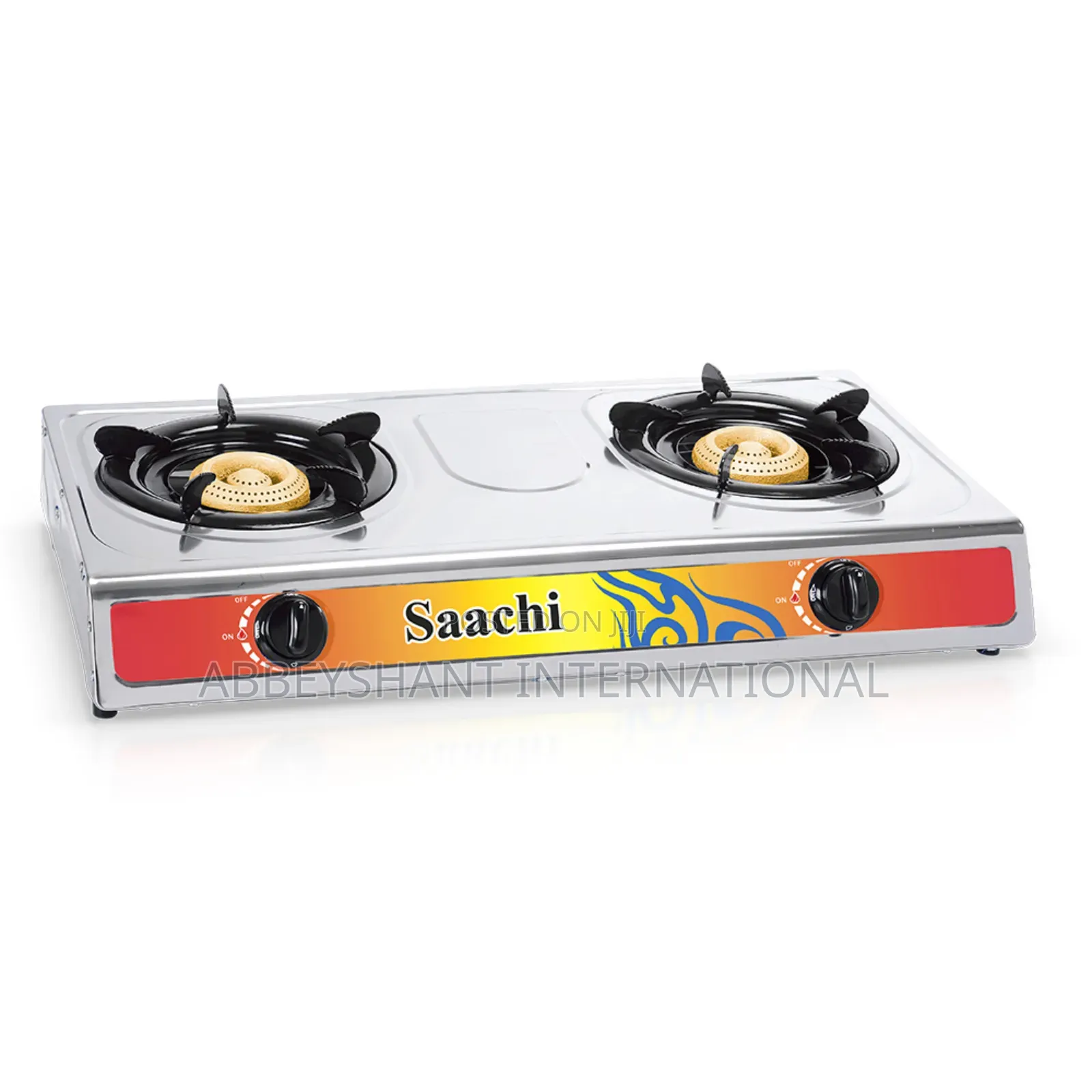 Saachi Gas Stove Double Gas Burner