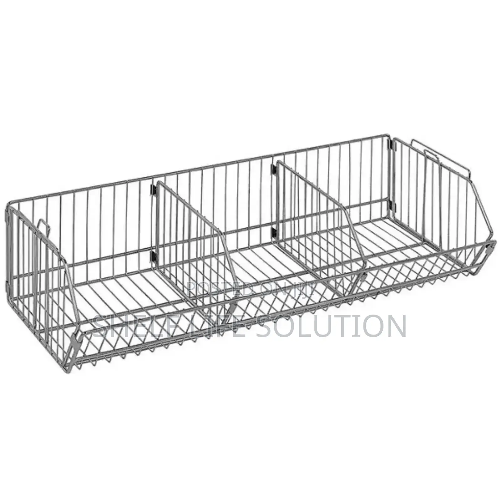Supermarket Shelf Wire Mesh Hanging Basket