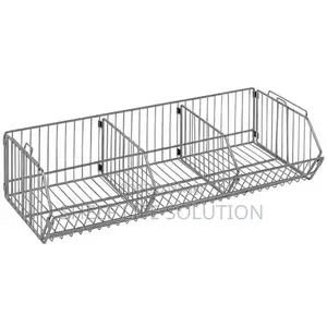 Supermarket Shelf Wire Mesh Hanging Basket