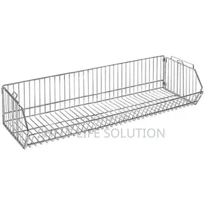 Supermarket Shelf Wire Mesh Hanging Basket