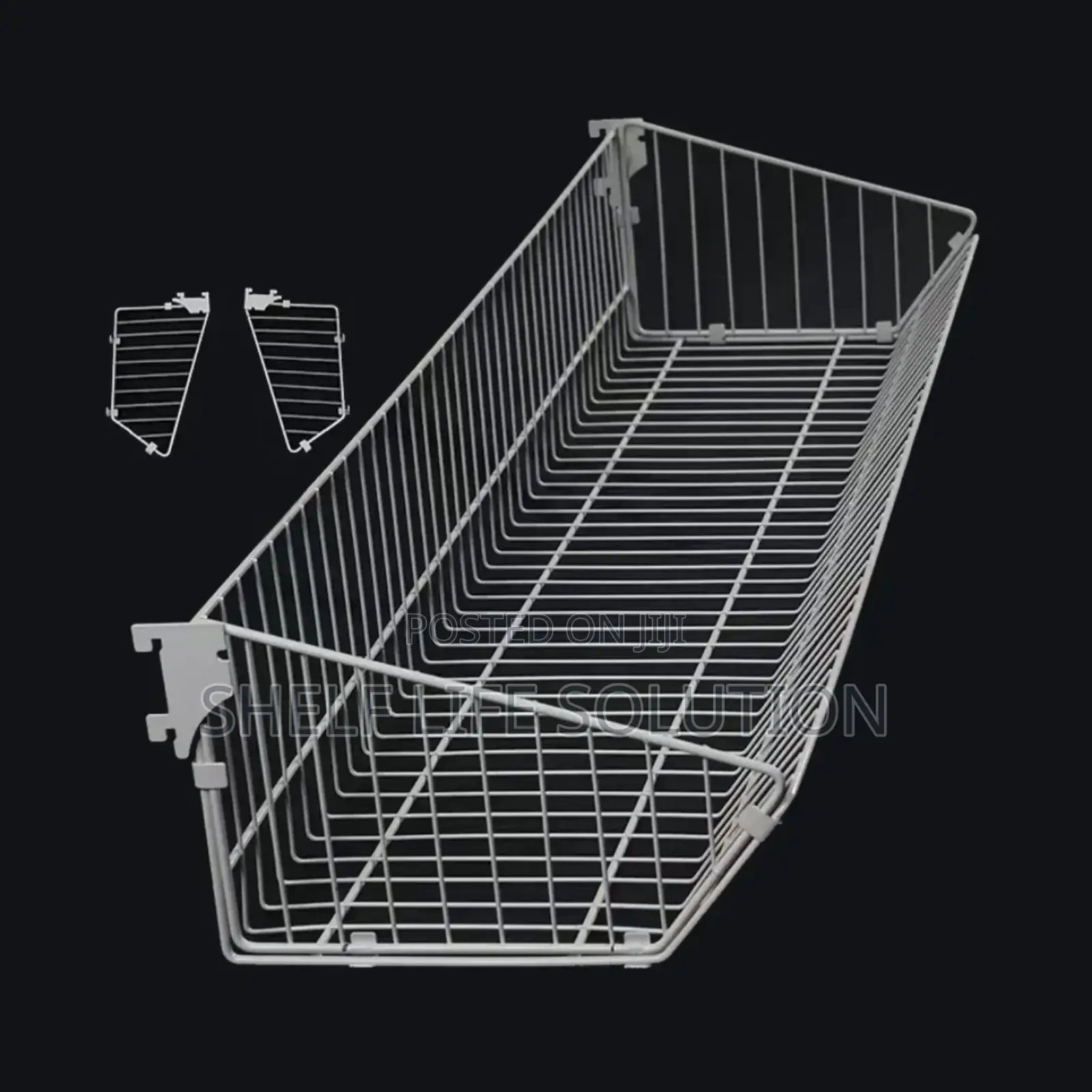 Supermarket Shelf Wire Mesh Hanging Basket