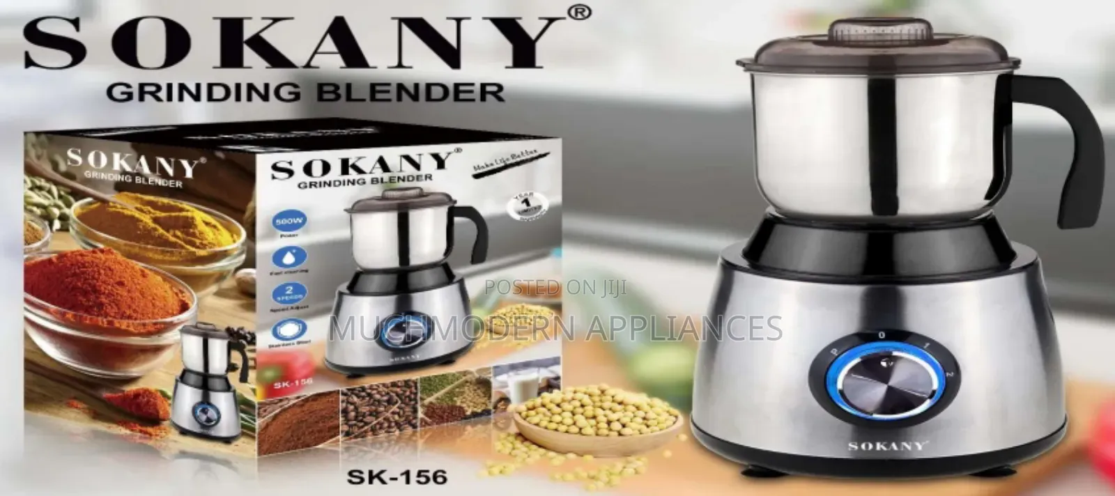 Sokany Gnut/Spice
Grinding Blender
