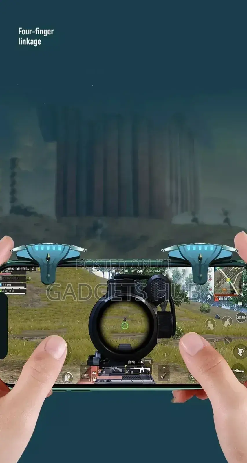 Game Trigger for Cell Phone Game Controller Wireless