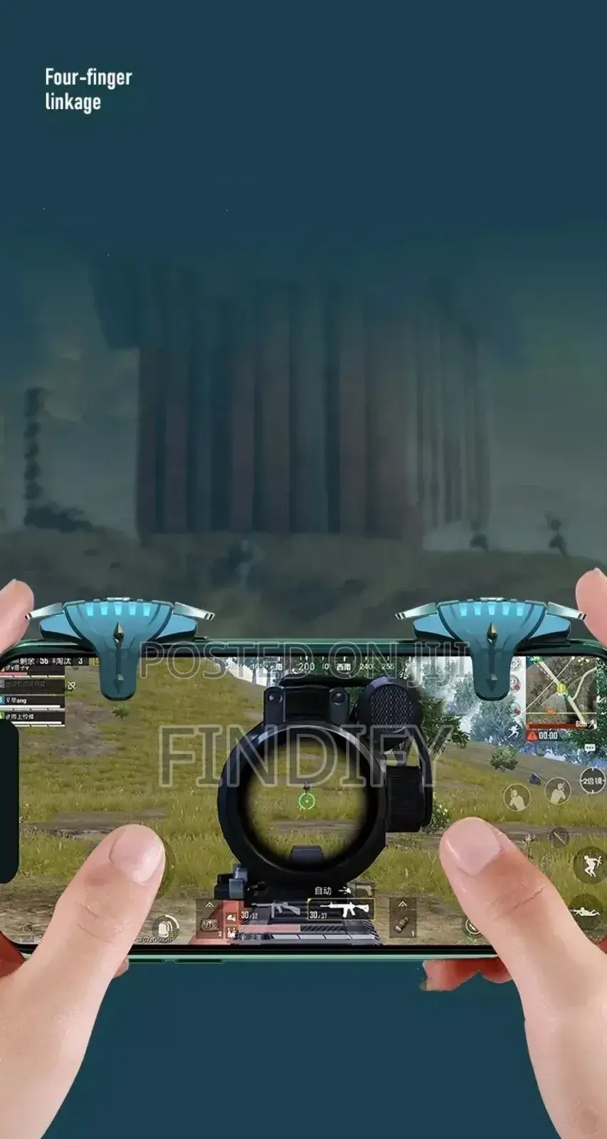 Game Trigger for Cell Phone Game Controller Wireless