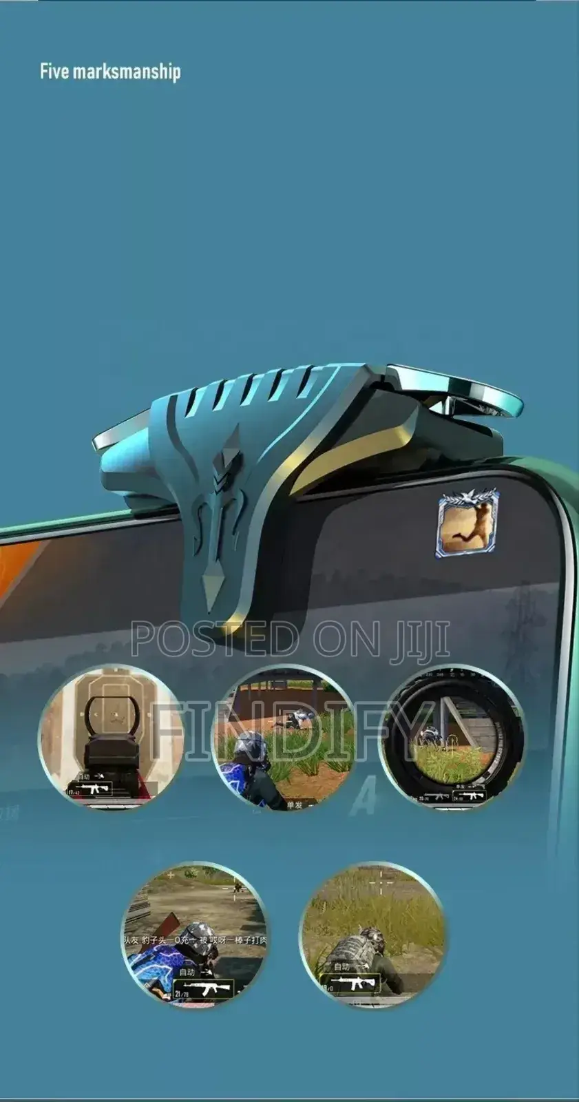 Game Trigger for Cell Phone Game Controller Wireless