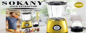 Sokany 2 IN 1 BLENDER
500w
1.5L Jar SK -154