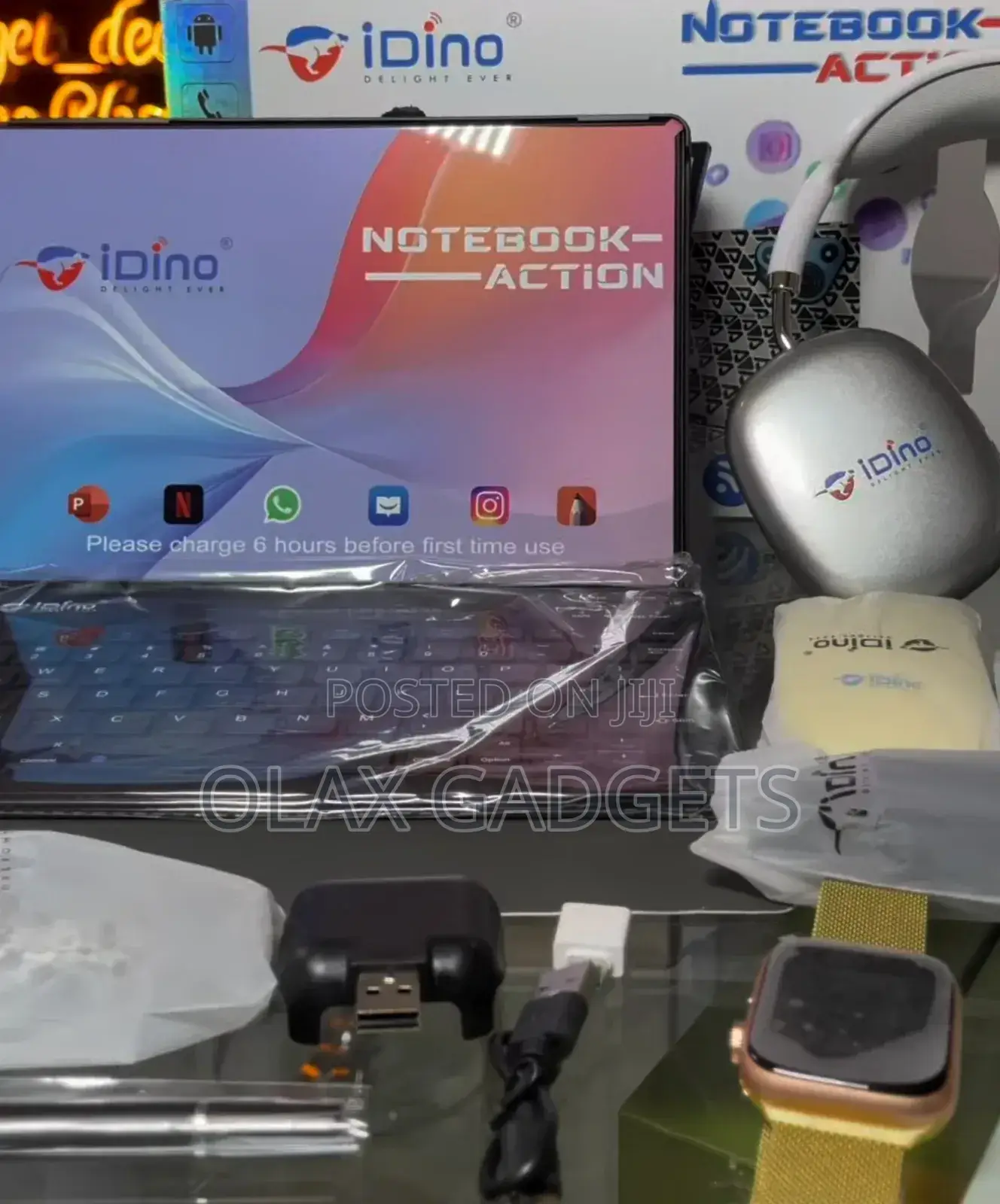 New Idino Notebook Action 512 GB Gray