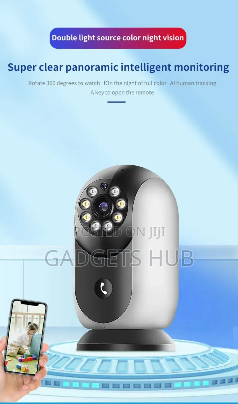 Mobile Real-Time Monitoring Camera Wifi Security Camera